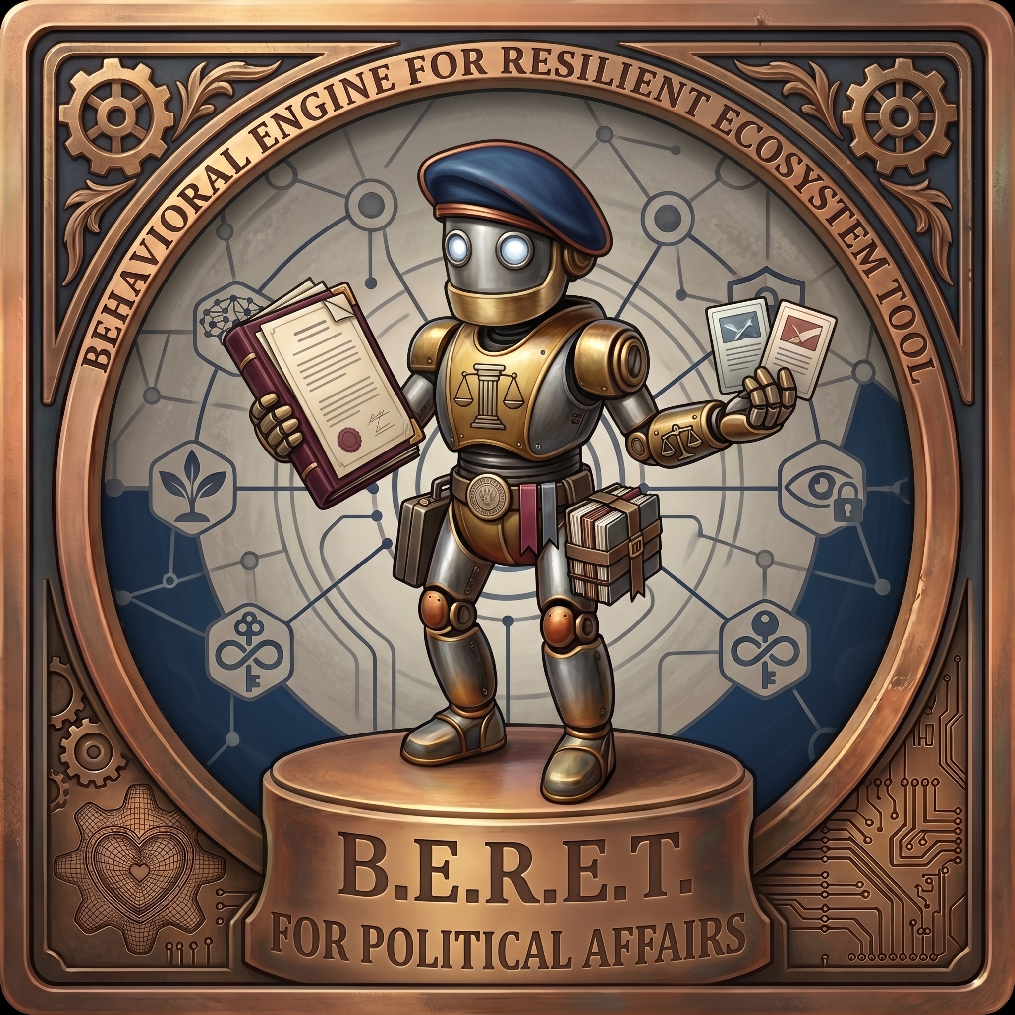 B.E.R.E.T. FOR POLITICAL AFFAIRS logo