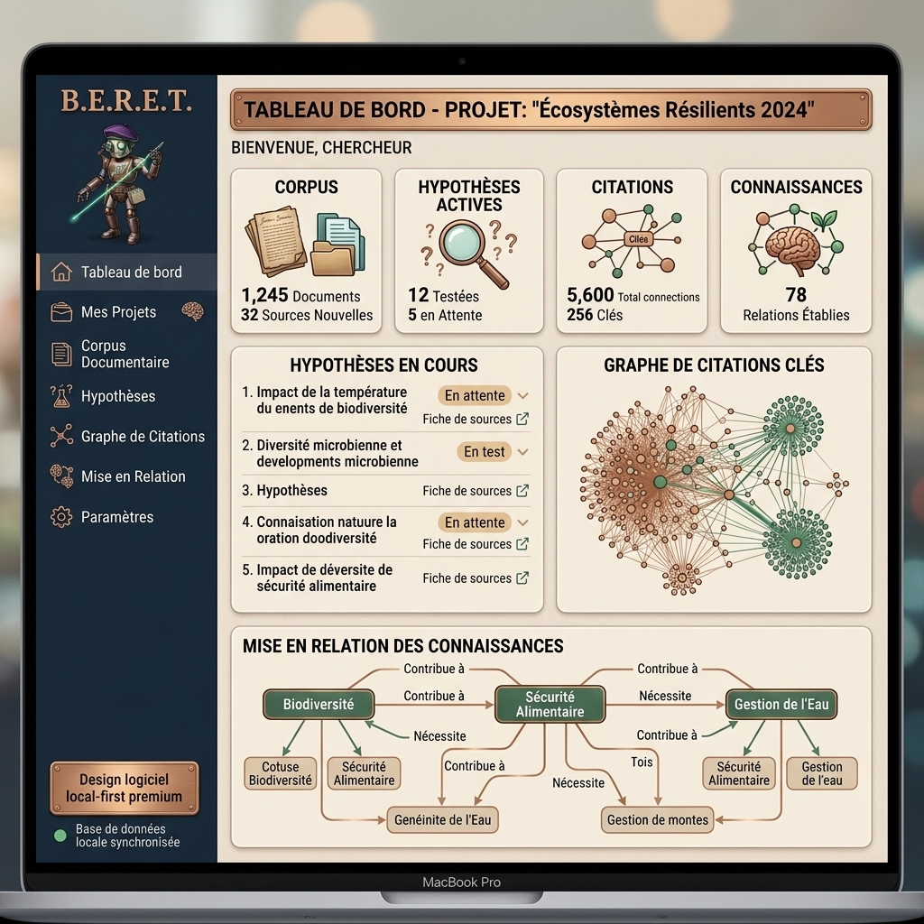 Interface B.E.R.E.T. FOR RESEARCHERS