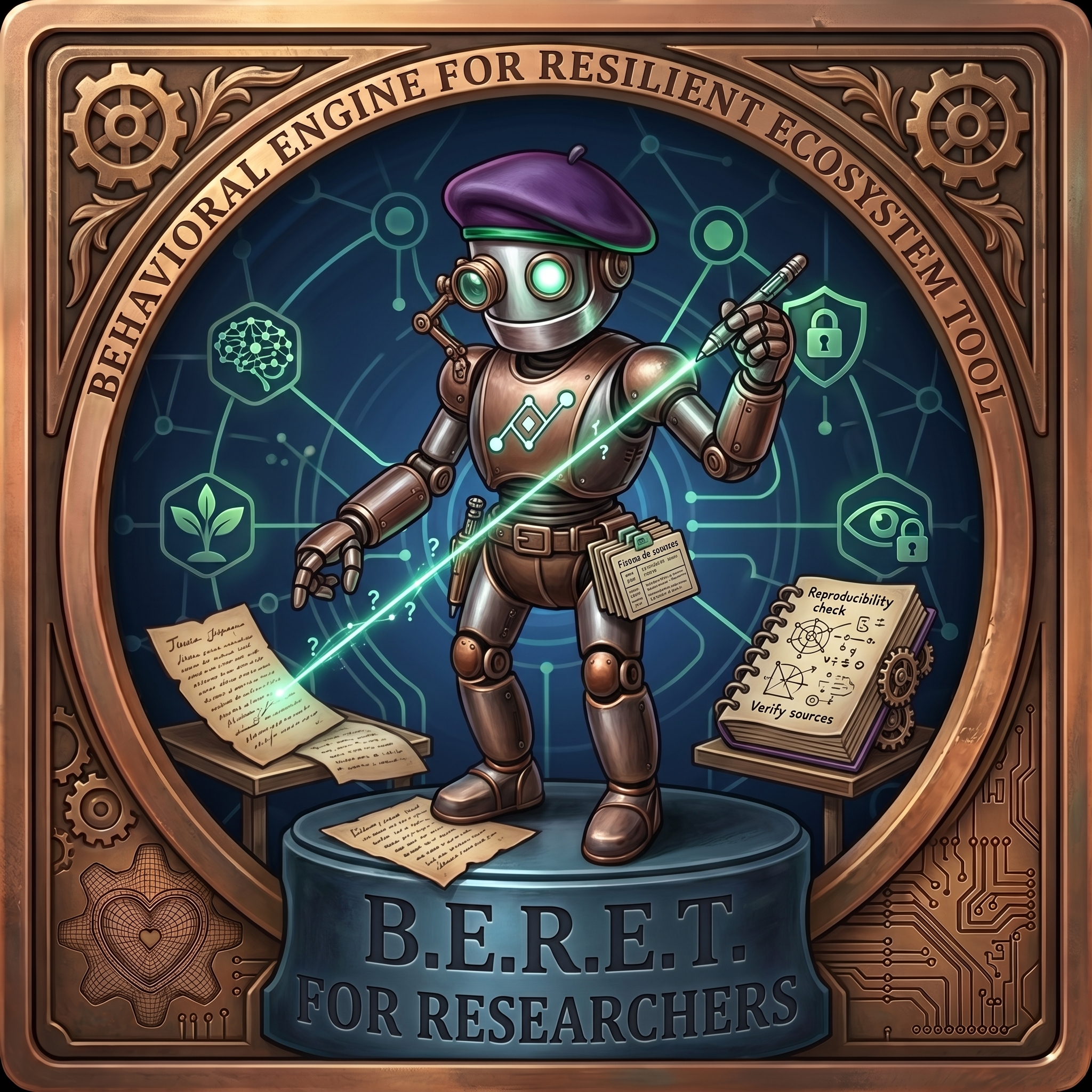 B.E.R.E.T. FOR RESEARCHERS logo