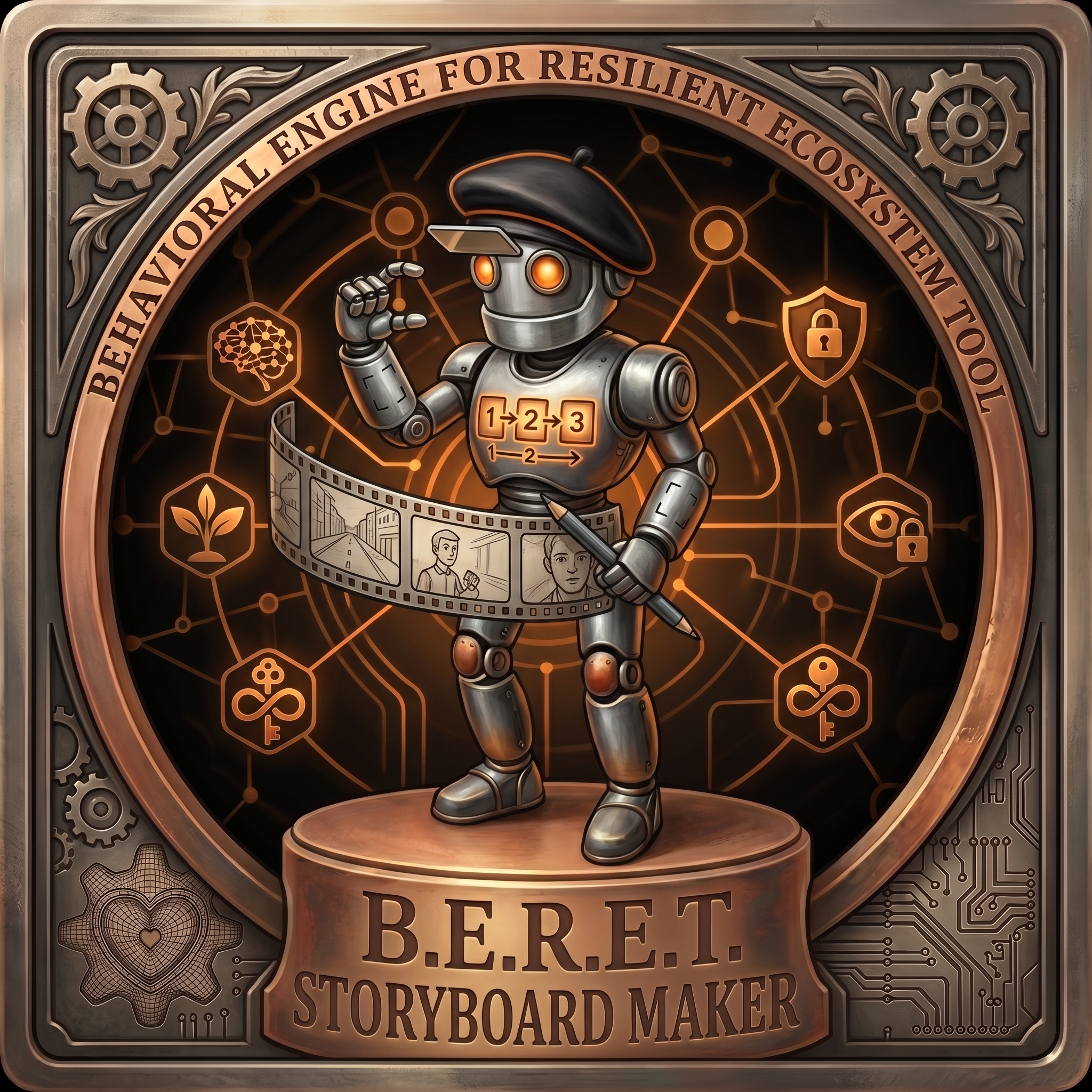 B.E.R.E.T. STORYBOARD MAKER logo