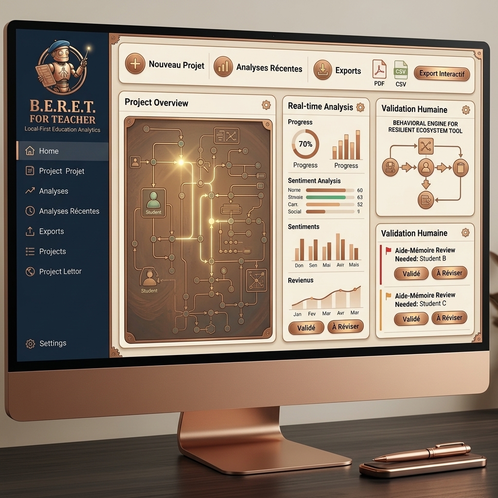 Interface B.E.R.E.T. FOR TEACHER