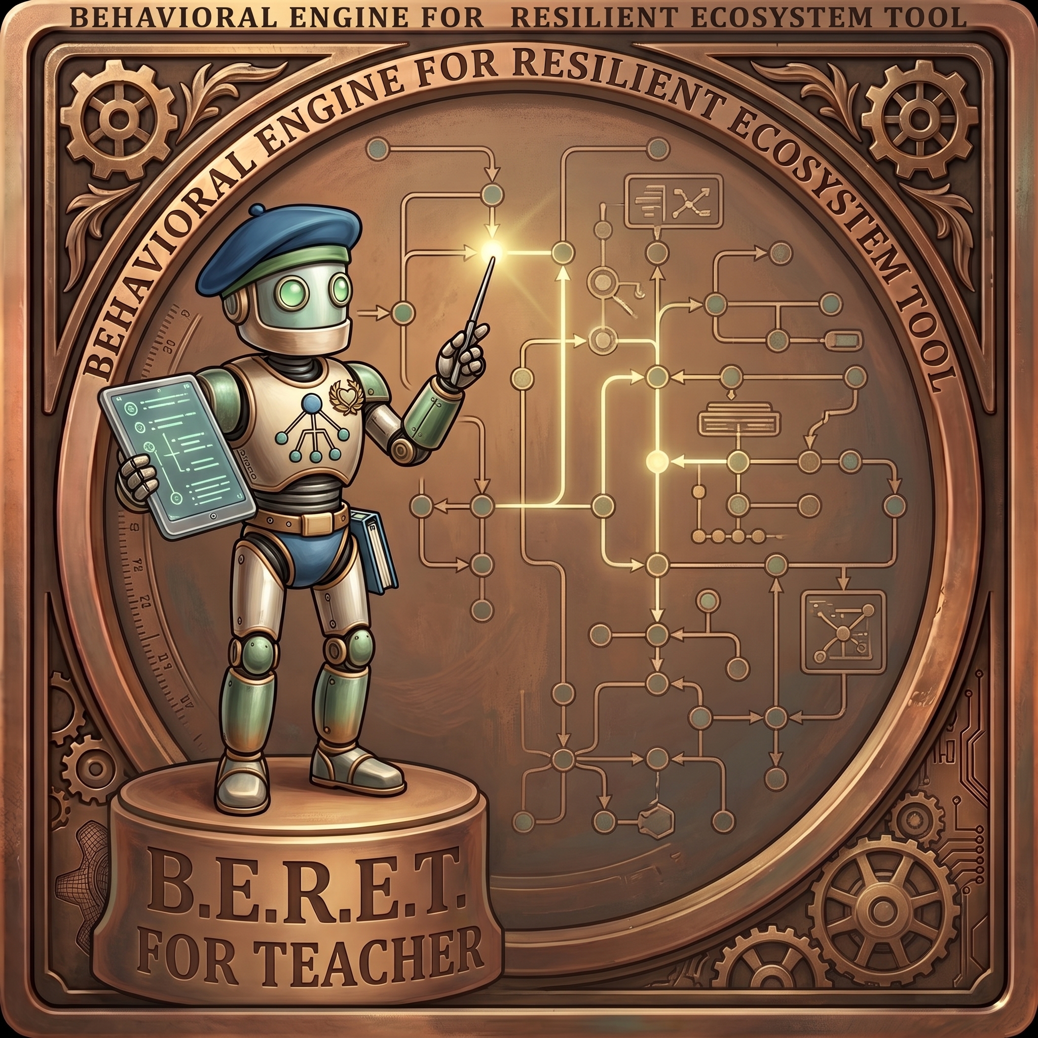 B.E.R.E.T. FOR TEACHER logo